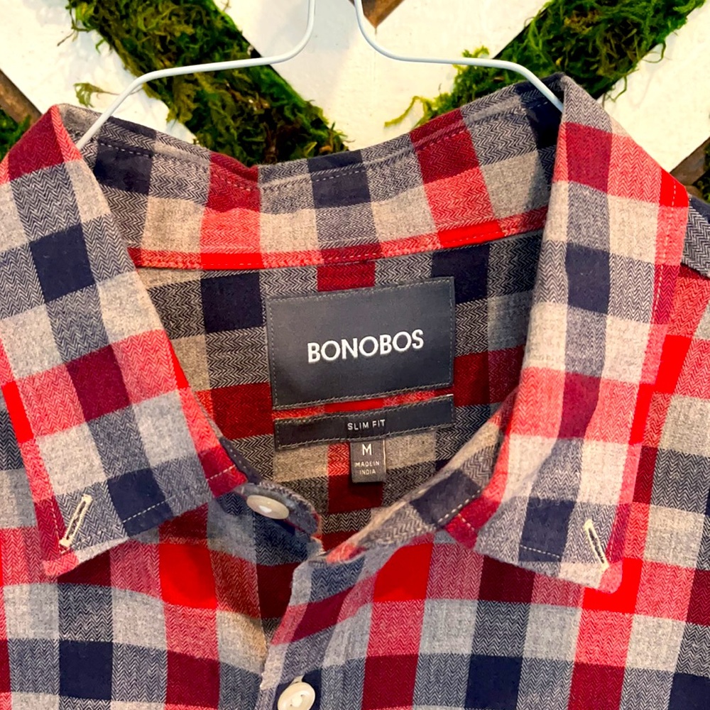Bonobos Long-Sleeve Button Down (Medium) - image 2